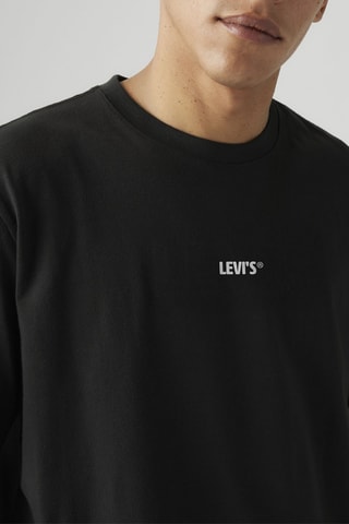 T-shirt Relaxed Fit Records - Noir