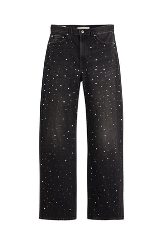 Jean Ribcage Wide Legs - Noir