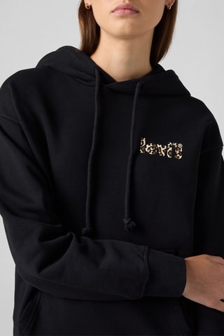 Sweat à capuche Graphic - Noir