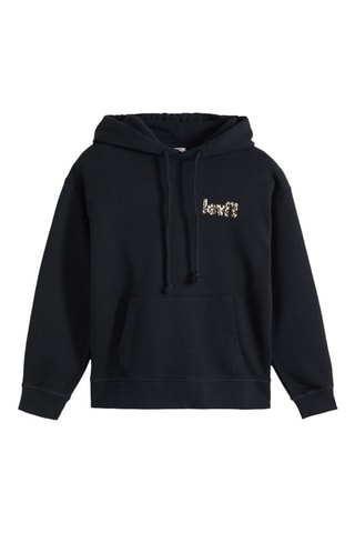 Sweat à capuche Graphic - Noir