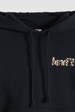 Sweat à capuche Graphic - Noir