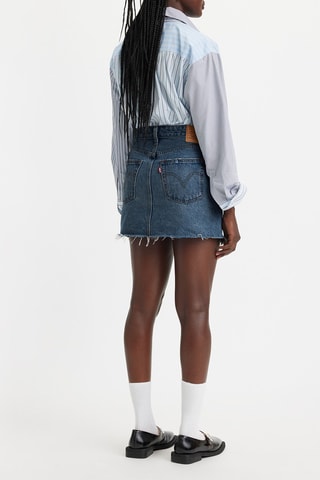 Minijupe en jean Recrafted Icon - Bleu