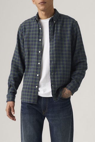 Chemise Authentic Button Down Jordan Plaid Star - Bleu et vert