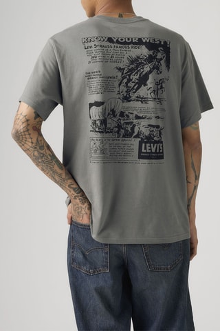 T-shirt Relaxed Fit Know Your West - Gris