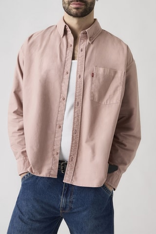 Chemise LS Garment Garment Dyed Zandt Boxy Woodros - Rose