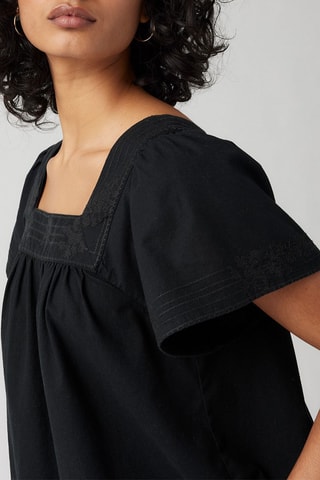 Blouse Ambre Babydoll - Gris
