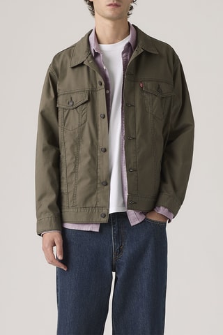 Veste en jean Relaxed Fit Trucker - Marron
