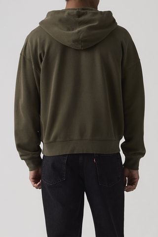 Sweat à capuche Hayes Boxy - Marron