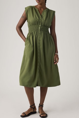 Robe chemise Bettina - Vert