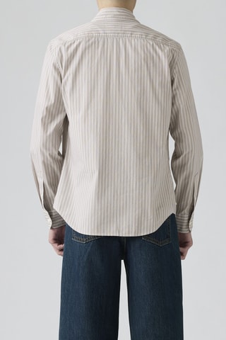 Chemise slim Battery - Blanc