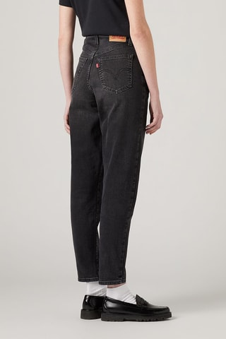 Jean taille haute Mom - Bleu