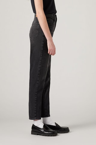 Jean taille haute Mom - Bleu