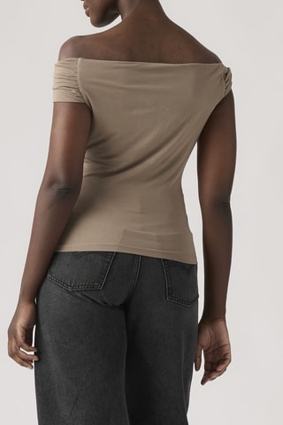 Top Tori Twisted Clean Knit Pine Bark Viscos - Vert