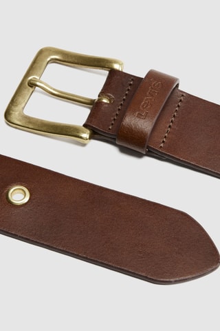 Ceinture en cuir Maverick Eyelet - Marron