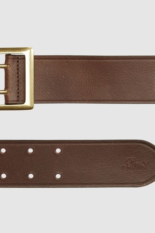 Ceinture en cuir Frankie - Marron