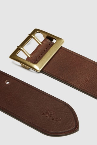 Ceinture en cuir Frankie - Marron
