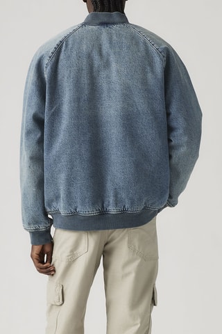 Veste en jean Filbert Flight - Bleu