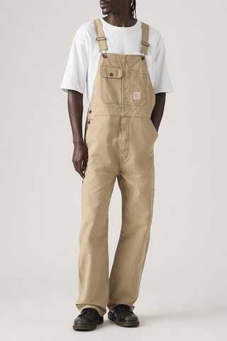 Salopette en jean loose Overalls - Marron