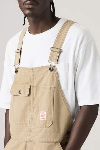 Salopette en jean loose Overalls - Marron