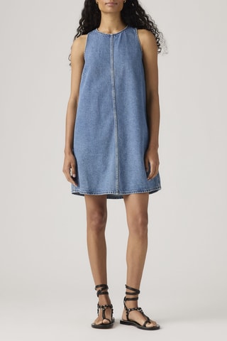 Robe droite en jean 90S Shift  - Bleu