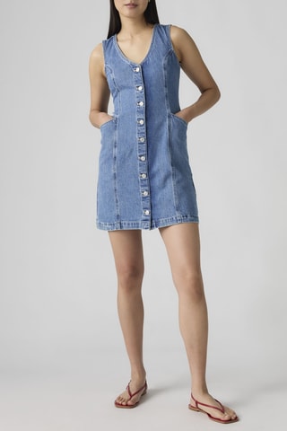 Robe droite en jean Vianna Vest Drespecial Showing - Bleu