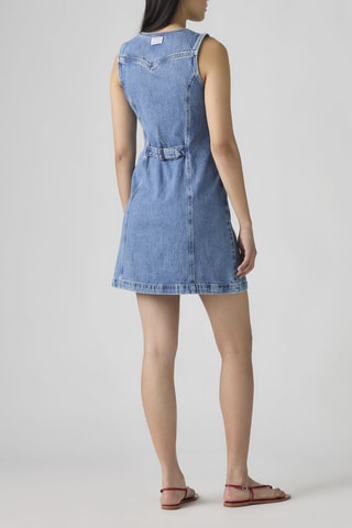 Robe droite en jean Vianna Vest Drespecial Showing - Bleu