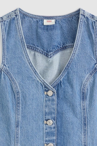Robe droite en jean Vianna Vest Drespecial Showing - Bleu
