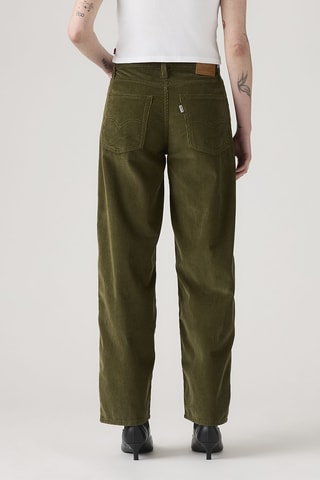 Pantalon en velours Baggy Dad Cargo - Vert