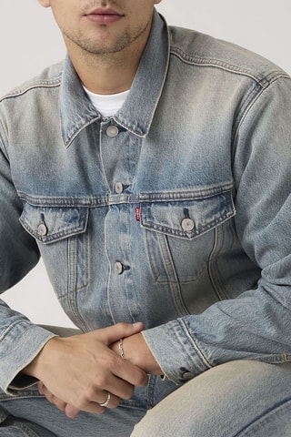 Veste en jean Relaxed Fit Trucker - Bleu