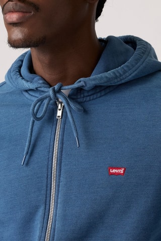 Sweat à capuche The Original Zip Up - Bleu