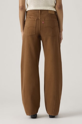 Jean Baggy Dad Barrel - Marron
