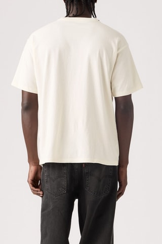 T-shirt Vintage Fit Graphic - Écru