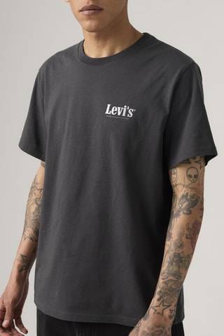T-shirt Relaxed Fit Serving Up - Noir