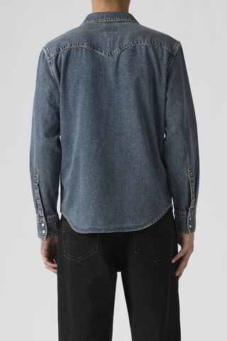 Chemise en jean Barstow Western - Noir