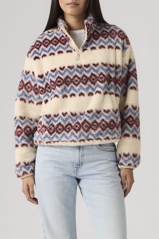 Sweat Gemma Sherpa - Blanc