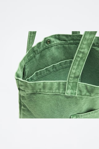 Tote bag en jean Sunshine - Vert