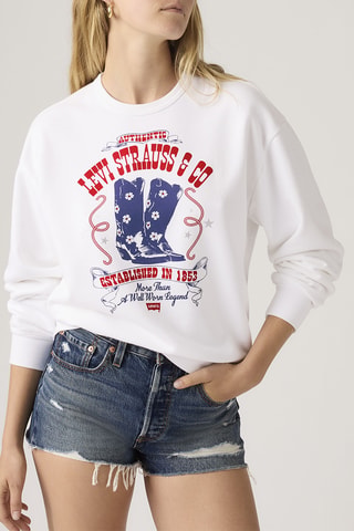 Sweat Graphic Heritage - Blanc