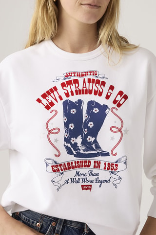 Sweat Graphic Heritage - Blanc