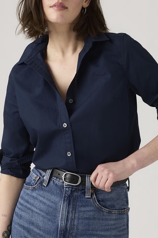 Chemisier The Classic Bw Blazer Poplin - Bleu