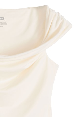 Top Tori Twisted Clean Knit Egret Viscose - Écru