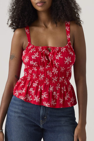 Blouse slim Ambrey - Rouge