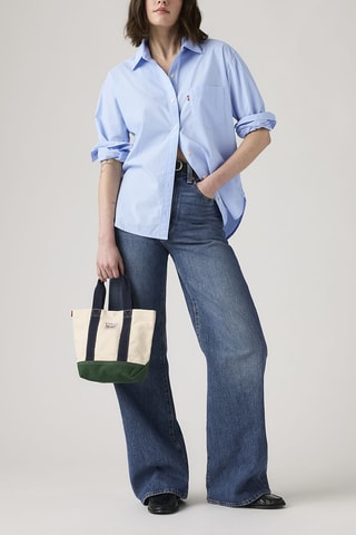 Tote bag Indigo Small - Écru