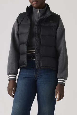 Doudoune sans manches Willa Down Packable Vest Caviar - Noir