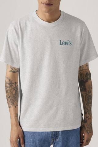 T-shirt Relaxed Fit Leis Poolside - Gris