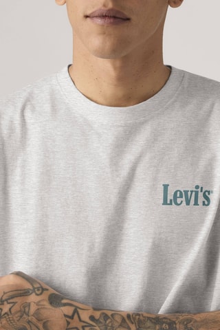 T-shirt Relaxed Fit Leis Poolside - Gris