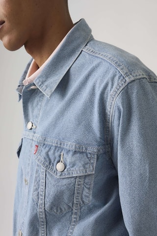 Veste en jean The Trucker Jacket Pincheck This - Bleu clair