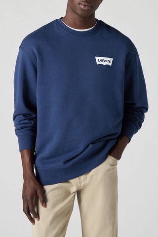 Sweat Relaxed Graphic - Blanc