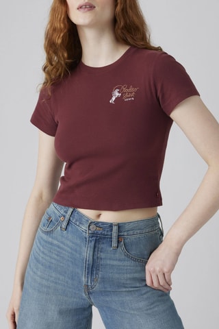 T-shirt Essential Sporty Western - Marron