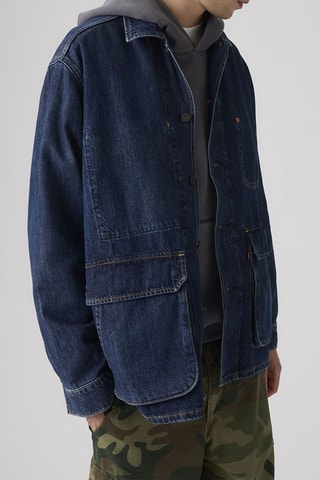 Veste en jean Pier 99  - Bleu foncé