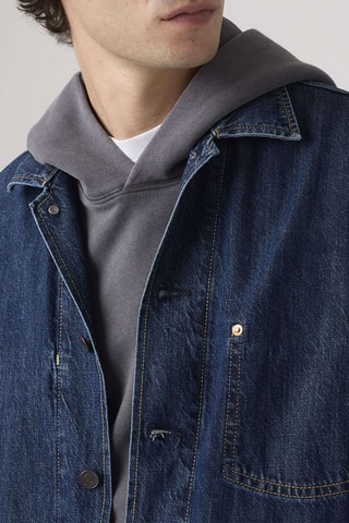 Veste en jean Pier 99  - Bleu foncé